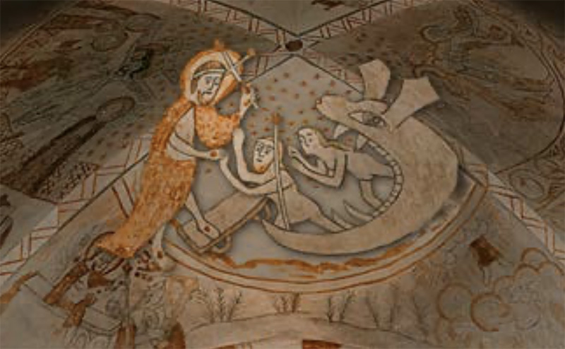 Hvælvingens hemmeligheder – Tag på opdagelse i kirkernes kalkmalerier og lær om fortidens tro og overtro